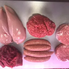 meat on counter top