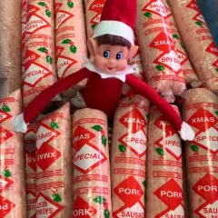 elf in the sausage meat