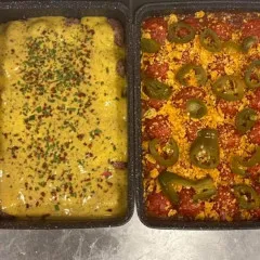 meatballs with various toppings