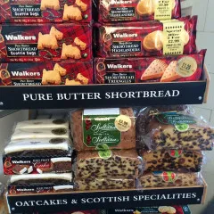 display of cakes